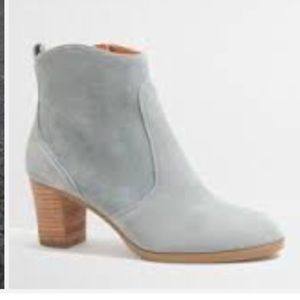 J. Crew Gray suede boots