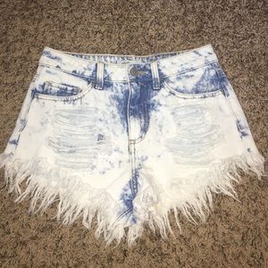 Distressed Jean Shorts
