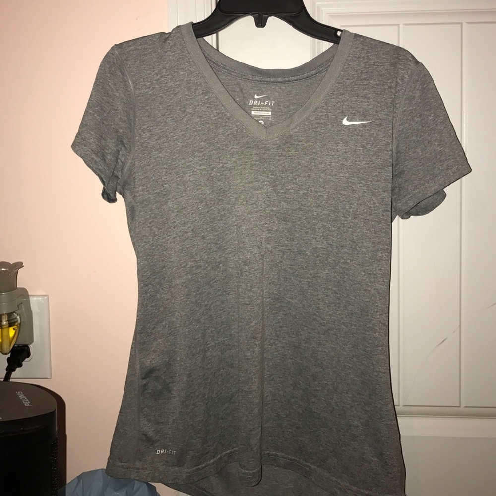 NIKE dri-fit v neck shirt