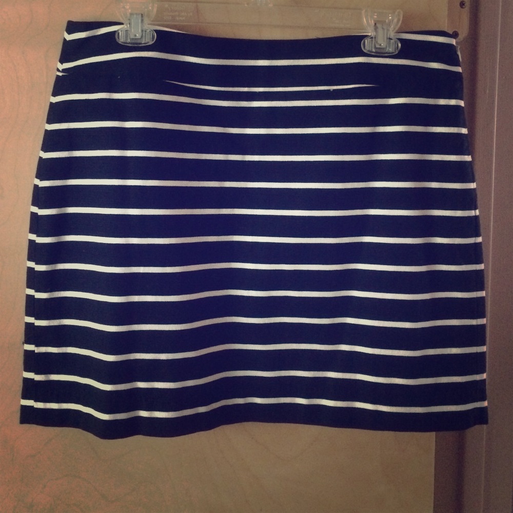 Mini striped skirt