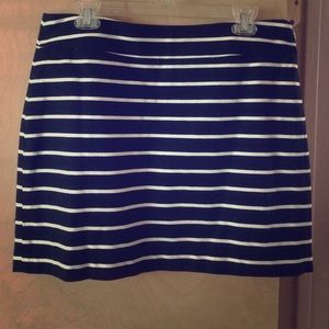 Mini striped skirt