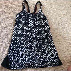 Lululemon printed racerback tank top
