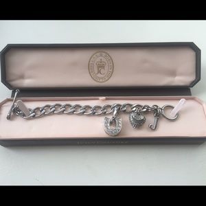 Silver Juicy Couture Charm Bracelet