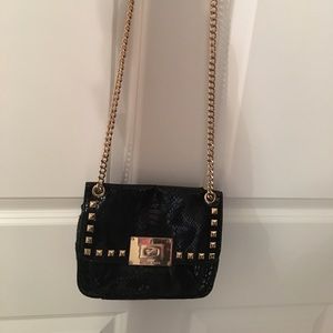 Michael Kors black leather purse