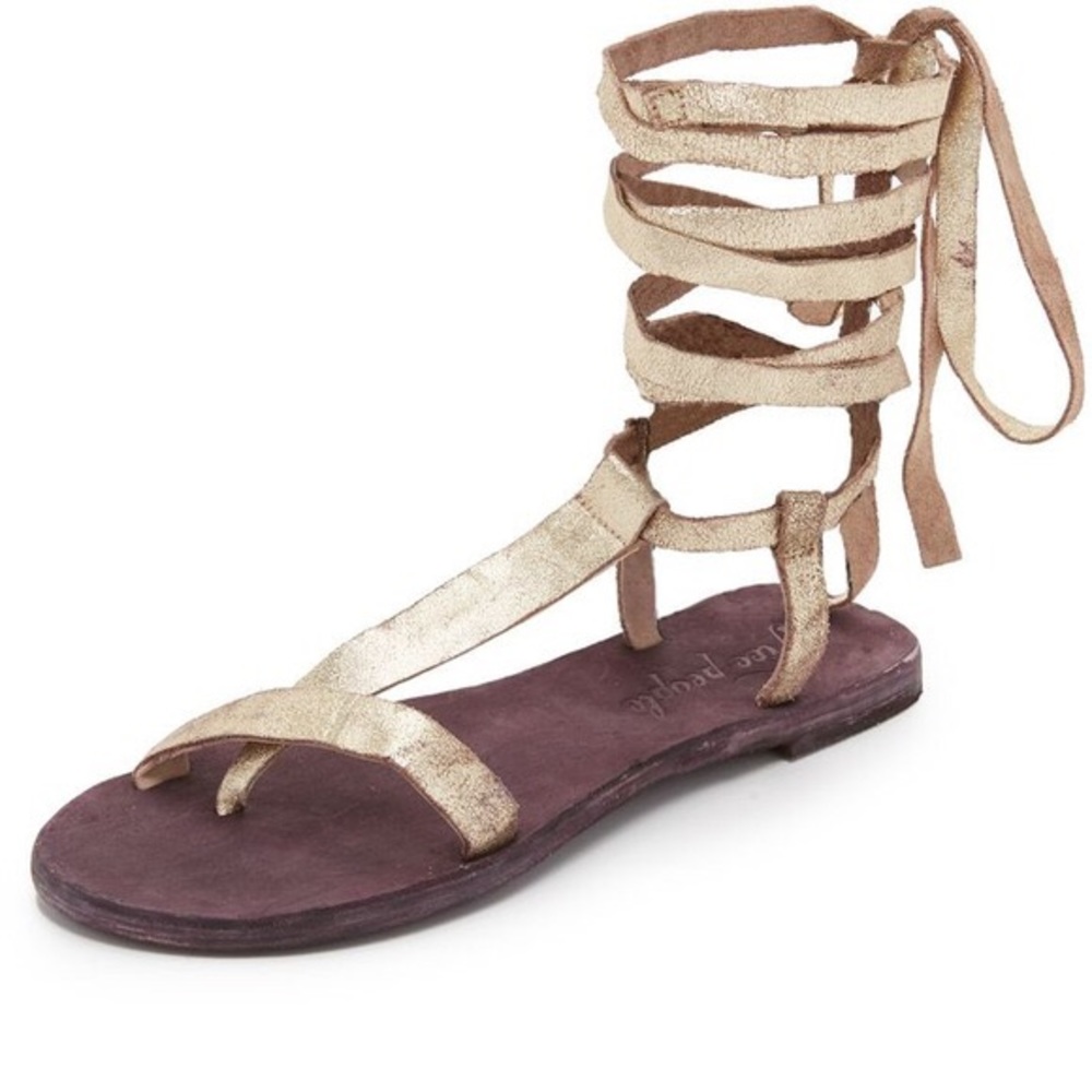 Free people dahlia lace up gladiator sandal