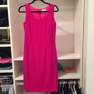 Hot pink dress