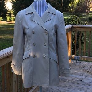Double breasted raincoat