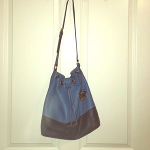 Blue bucket bag Michael Kors