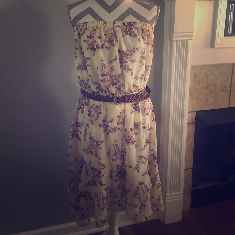 Maurice's Sz 1 strapless high low dress. EUC