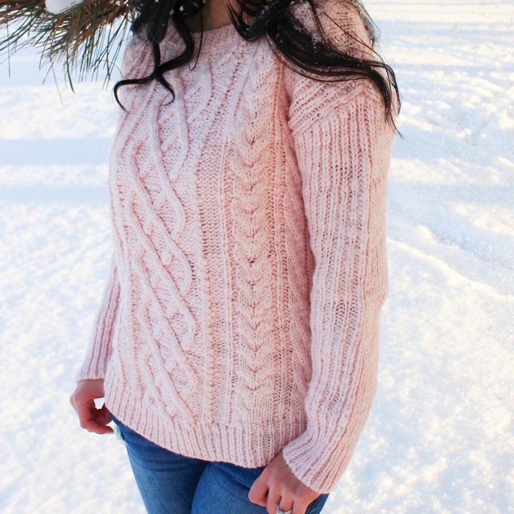 Blush banana republic sweater