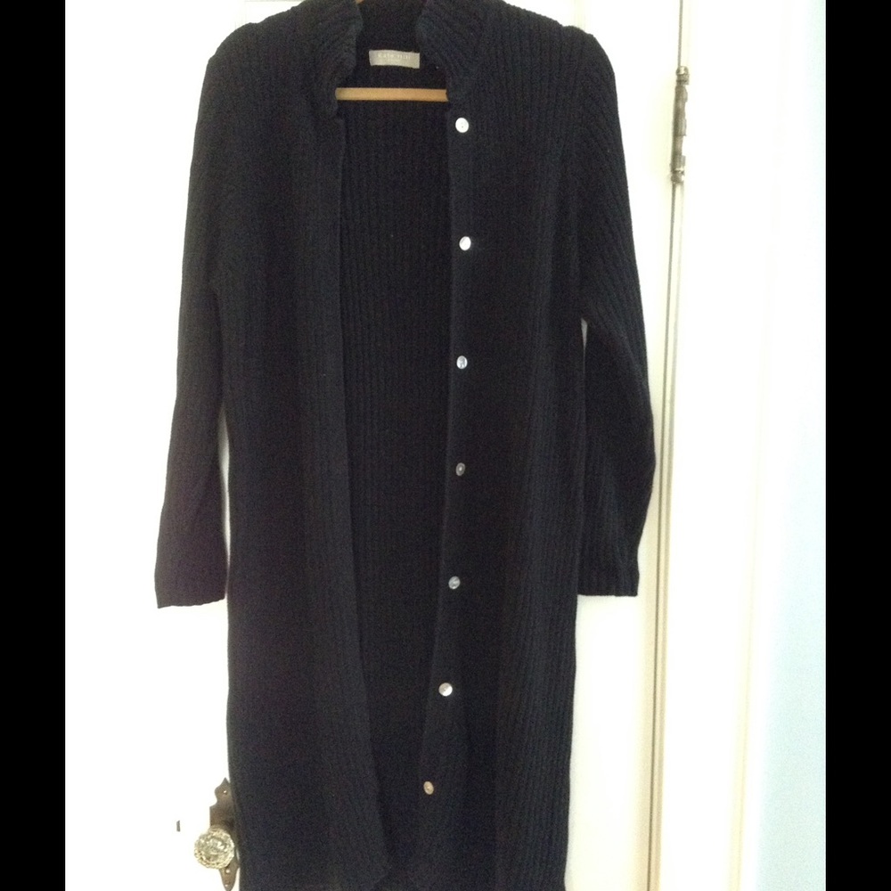 Kate Hill long black sweater