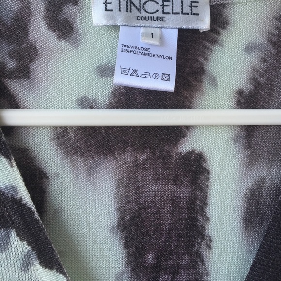 Womans sz 1 small maxi dress red animal ETINCELLE - Picture 2 of 8