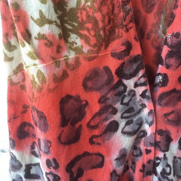 Womans sz 1 small maxi dress red animal ETINCELLE - Picture 4 of 8