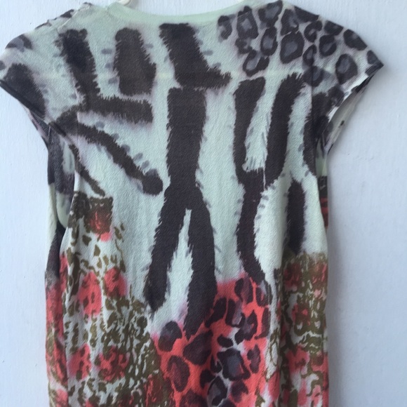 Womans sz 1 small maxi dress red animal ETINCELLE - Picture 7 of 8