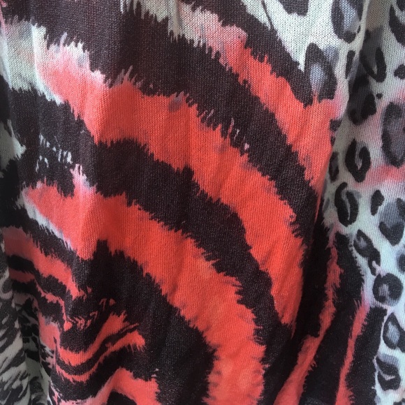 Womans sz 1 small maxi dress red animal ETINCELLE - Picture 8 of 8