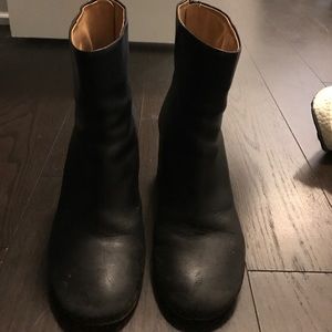 Maison Margiela "snake heel" booties