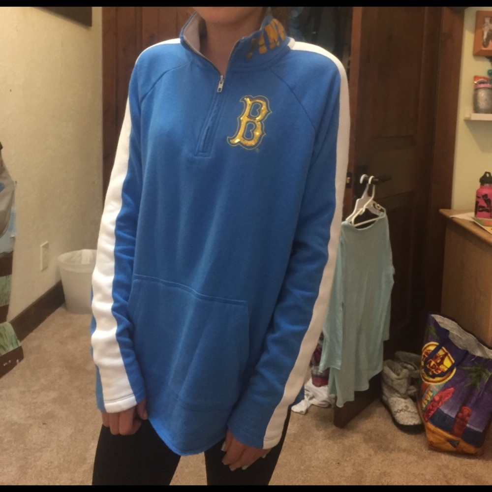 PINK quarter zip shirt