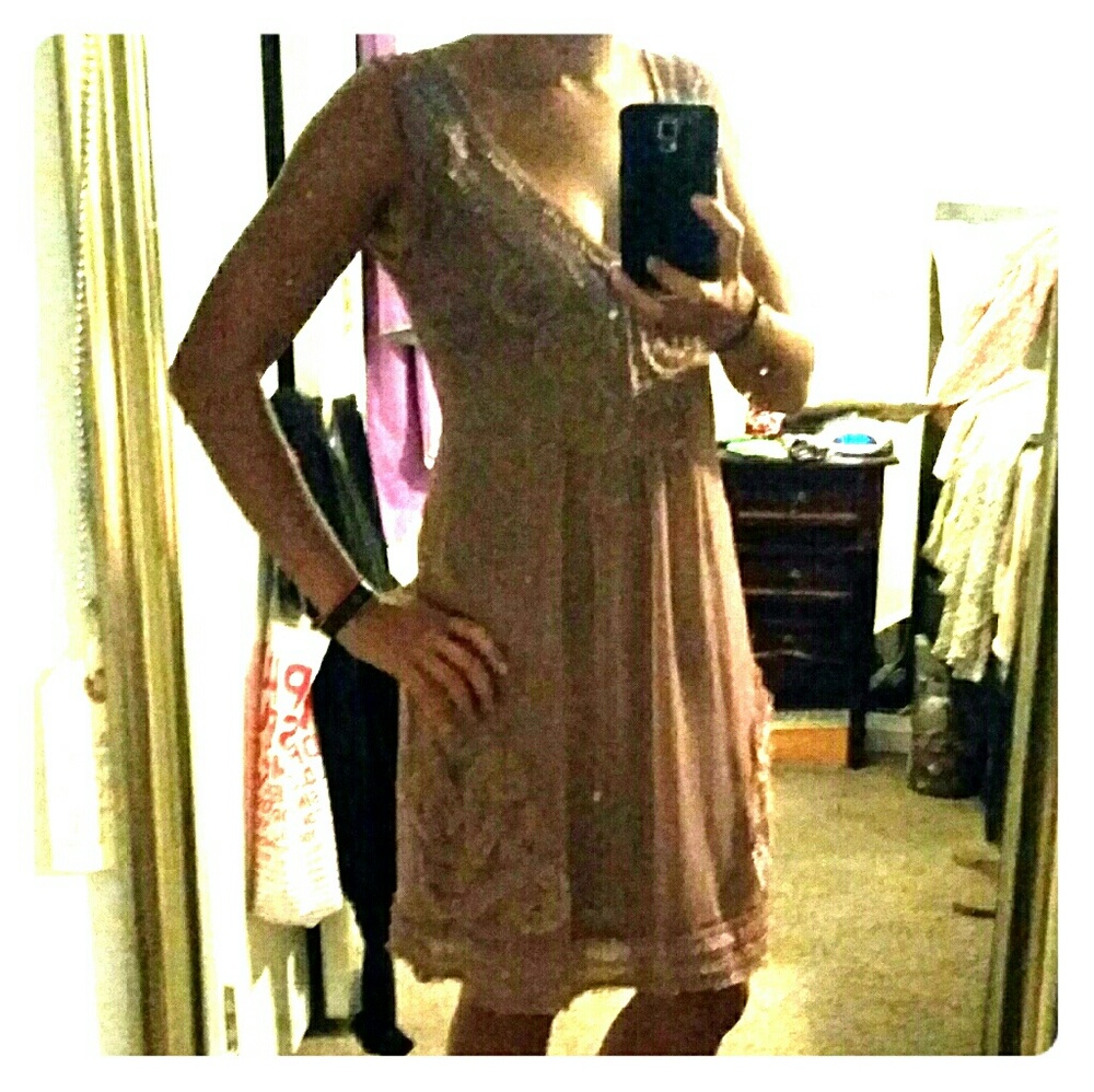 Delicate tulle dress