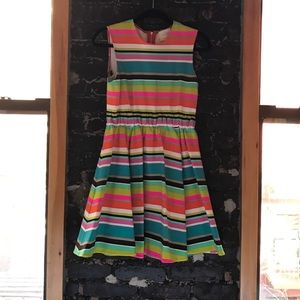 Kate Spade multi color Fit & Flare Dress