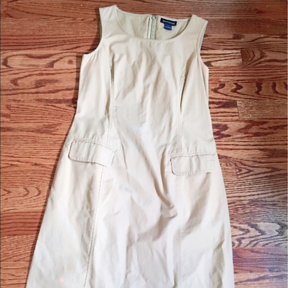 Ann Taylor Olive Green Shift Dress - Picture 2 of 7