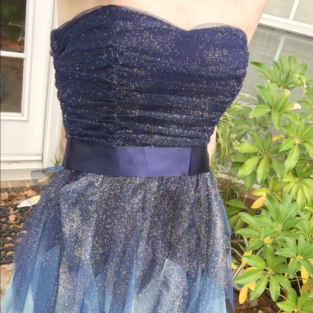 Blue Ombre Prom or Homecoming Dress