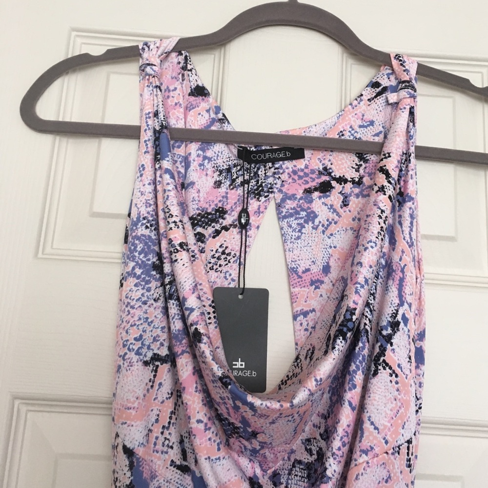 Pink python dress NWT - Picture 3 of 6