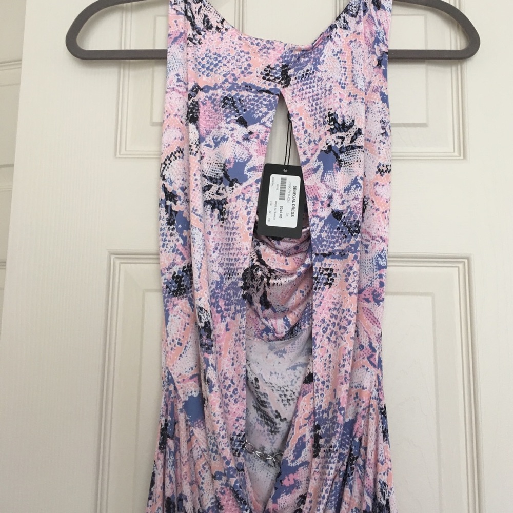 Pink python dress NWT - Picture 5 of 6