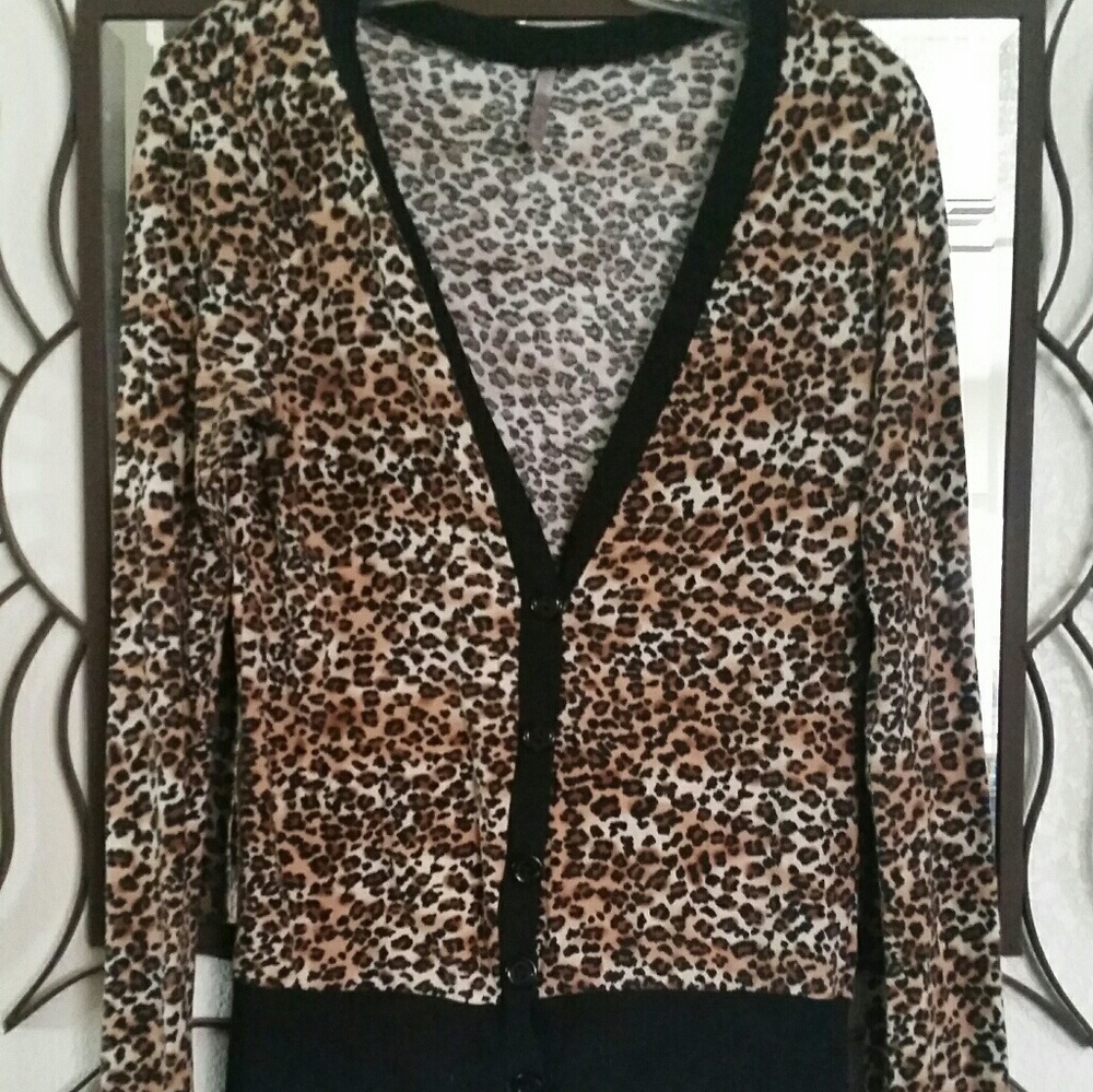 Leopard cardigan