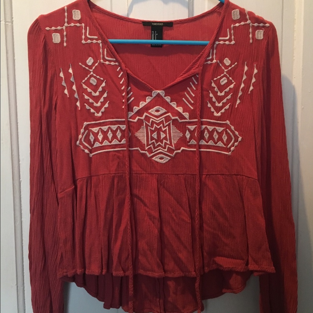 Boho Aztec shirt