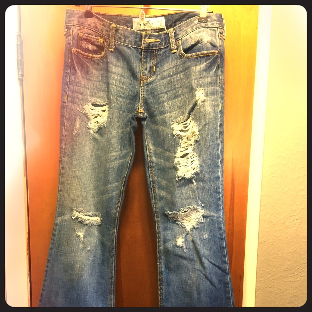 Hollister Jeans - ripped bootcut