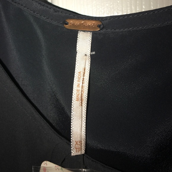 🔥Smoky grey flowy free people shirt, NWT - Picture 6 of 6