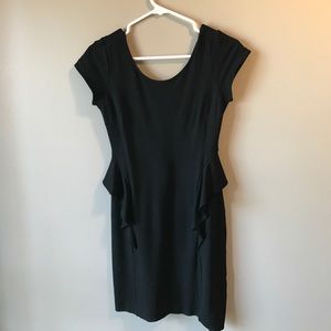 Black peplum Zara dress