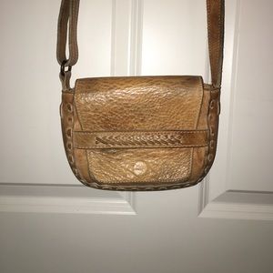 Bedstu distressed leather cross body purse
