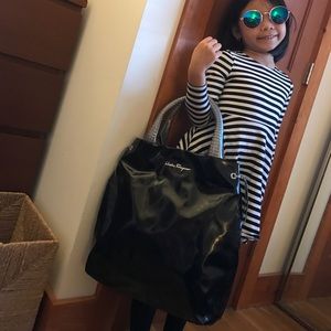 Salvatore Ferragamo shopper tote! Patent leather