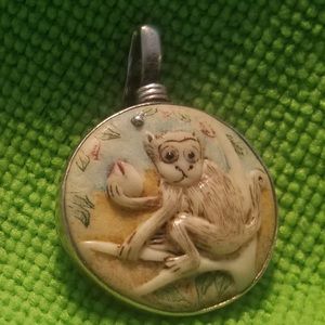 Coreen Cordova Year of the Monkey bone charm