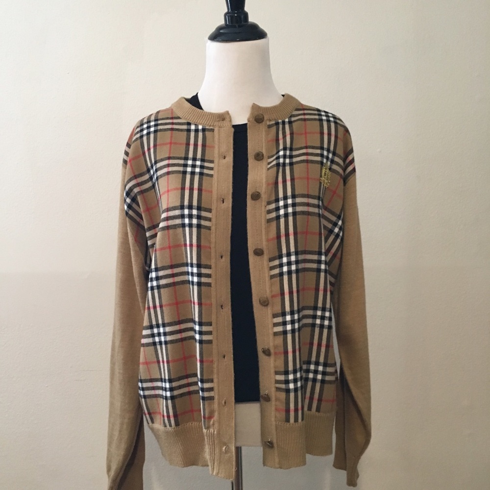 Vintage Burberry Cardigan