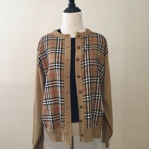Vintage Burberry Cardigan