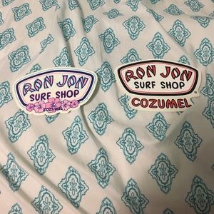Ron Jon surf shop stickers