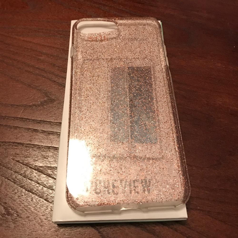 Pink Glitter Phone Case and Screen protector.