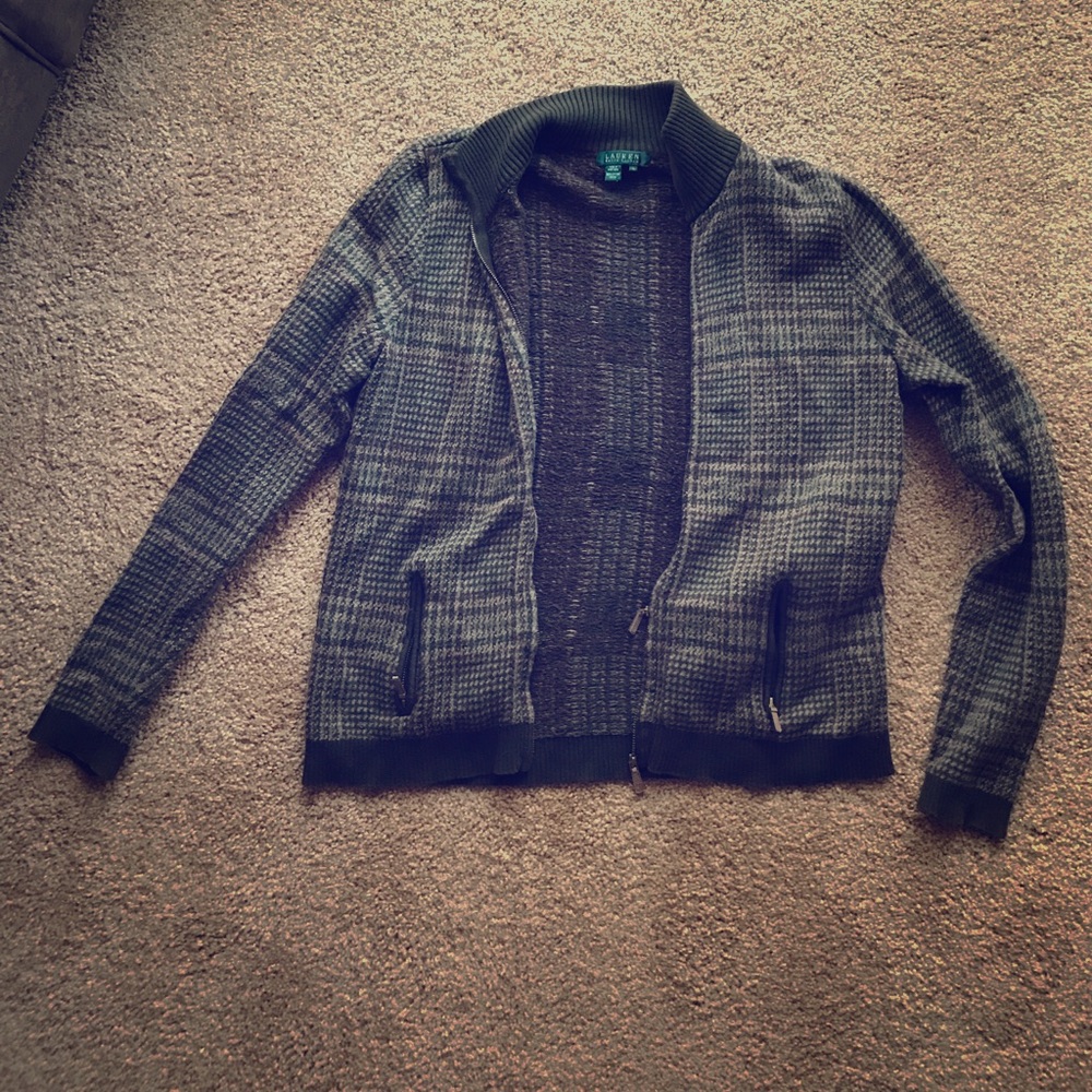 Plaid Lauren Ralph Lauren Zip Jacket