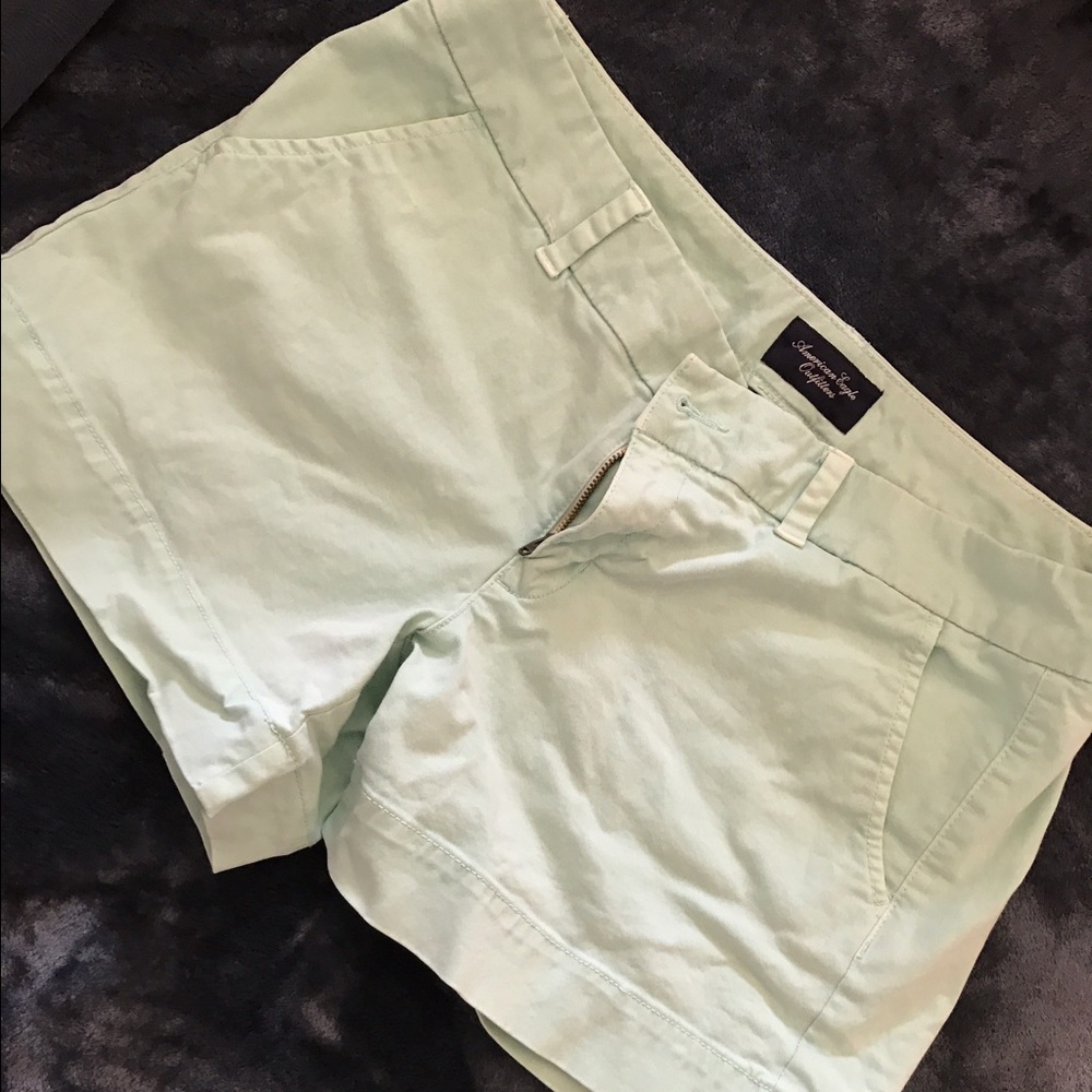 AE Mint Chino Shorts