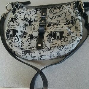 Coach fabric purse