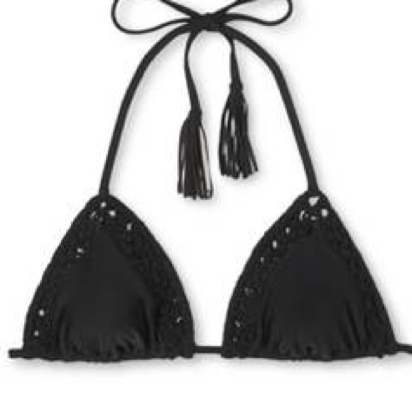 Xhilaration Other - 🎈REDUCED 🎈Women's Crochet Triangle Bikini Top