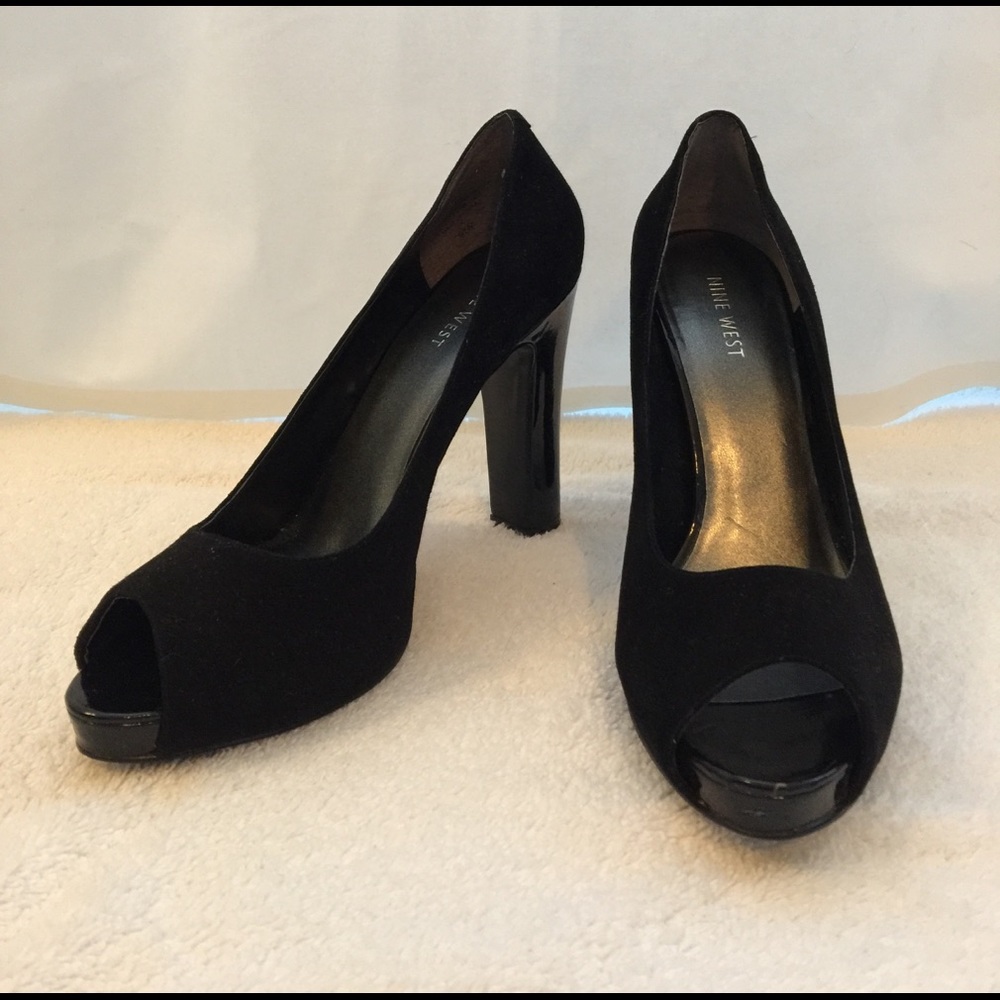 Nine West Platform Peep Tor Heels