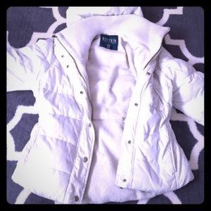 Sarah Jessica Parker "Bitten" puffer jacket S