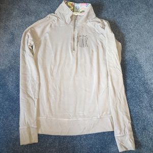 3/4 zip Victoria Secret Pink Top