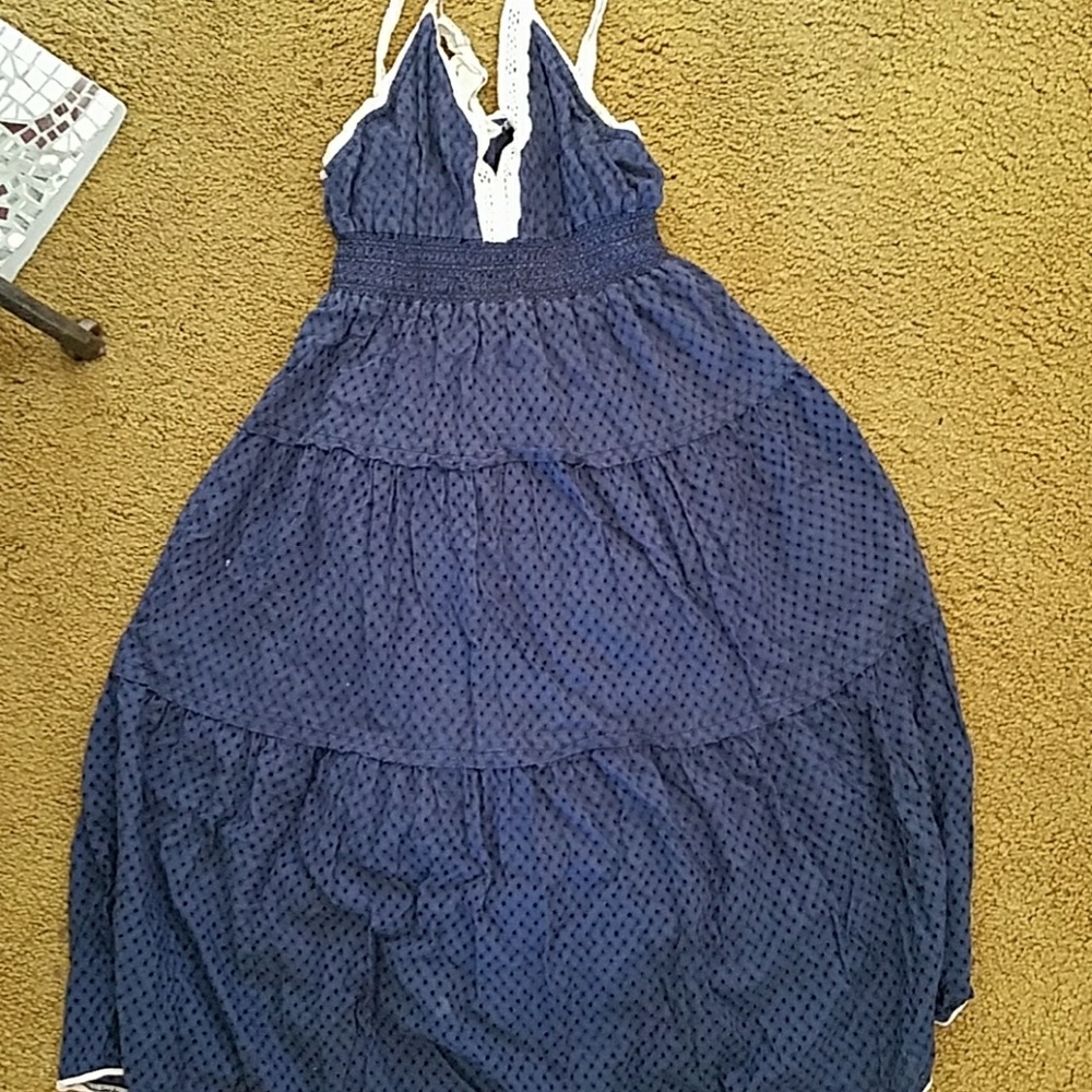 Navy blue reef summer dress