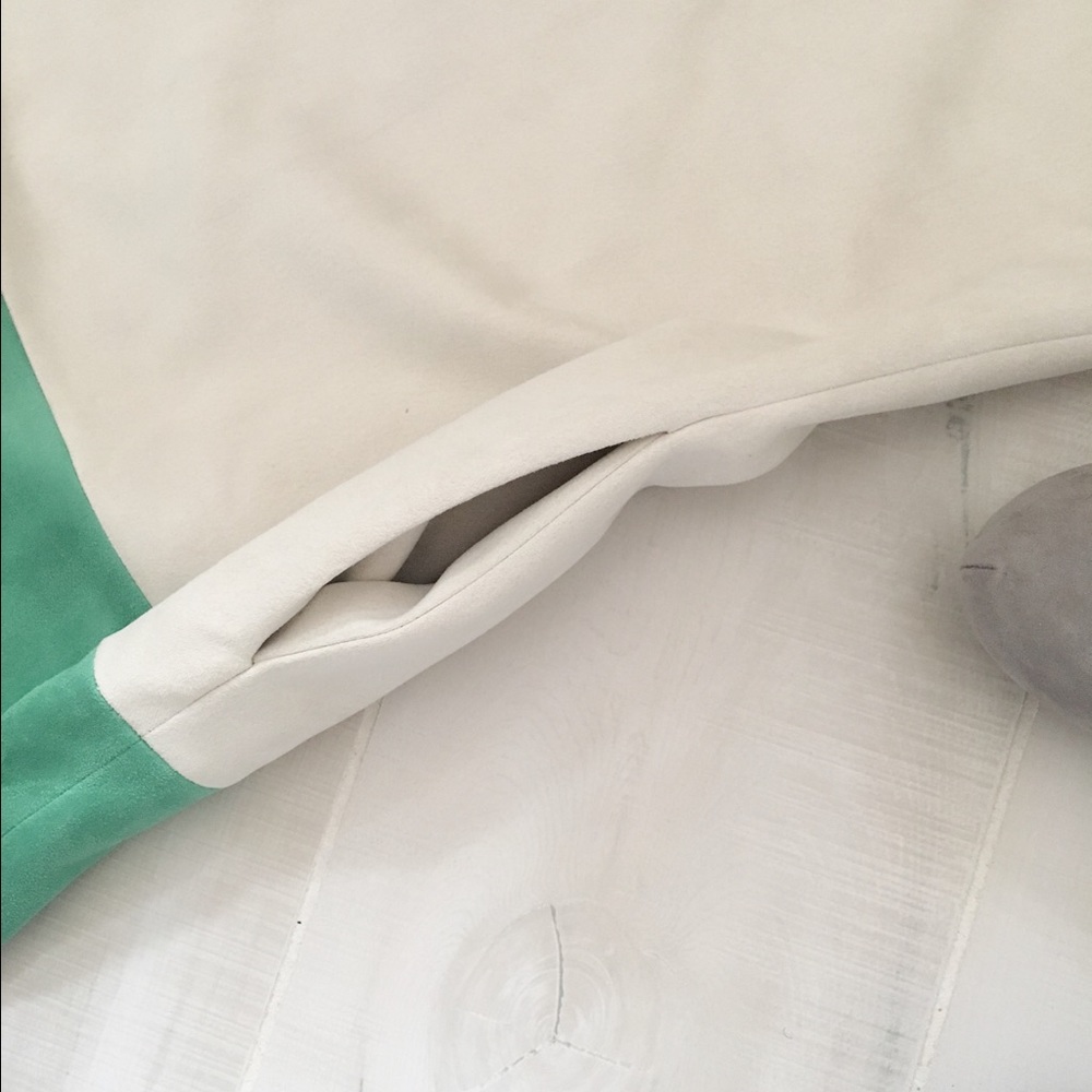 Gracia faux suede colorblock dress - Picture 3 of 4