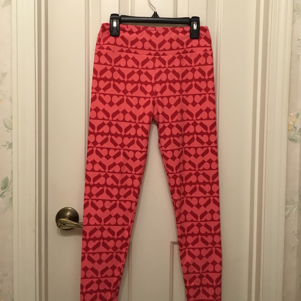 LulaRoe One Size Valentine Leggings