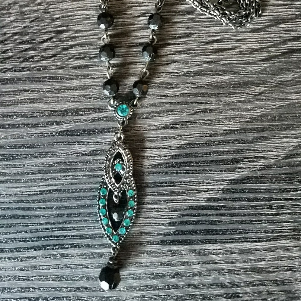 Vintage Rosary Bead Chain Necklace